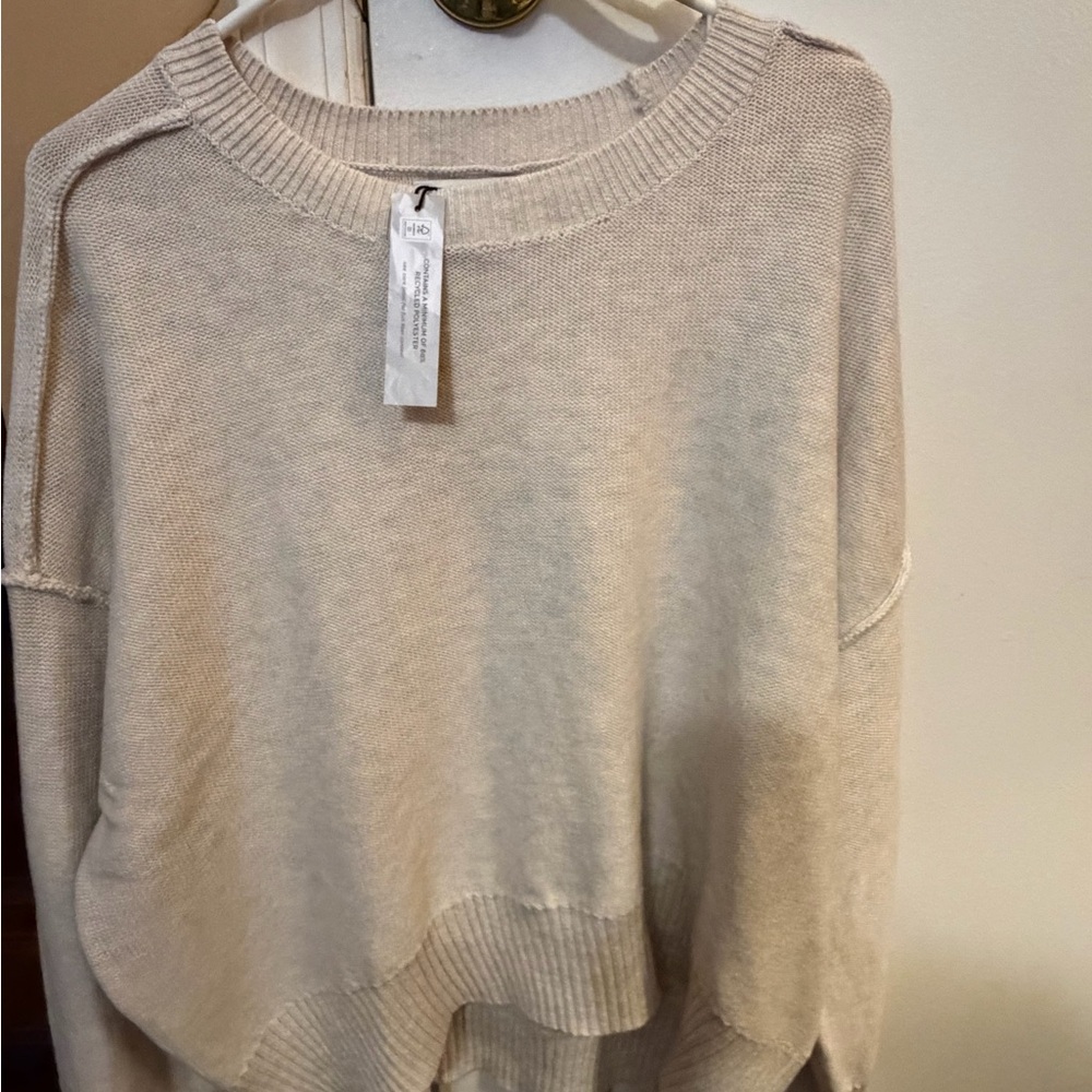 Sincerely Jules Cream Crew Neck Sweater
